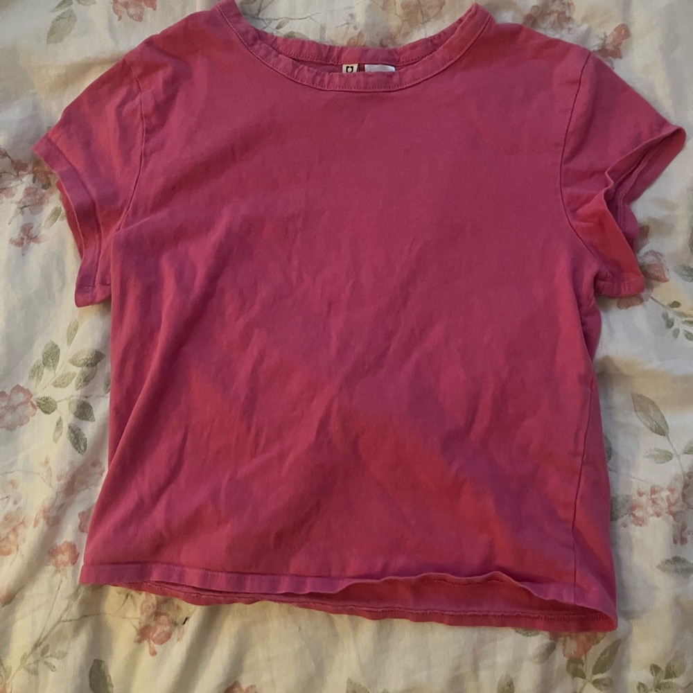 hot pink baby tee